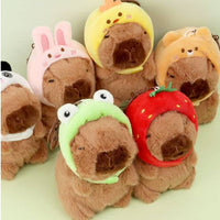 Capybara Plush Keychain