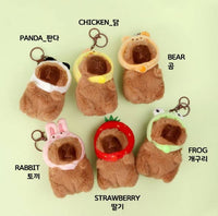 Capybara Plush Keychain