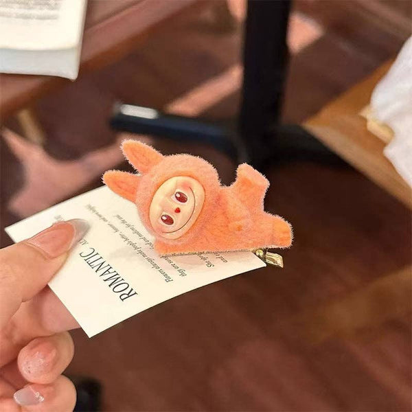Lafufu Flocked Hair Clip