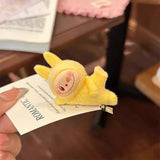 Lafufu Flocked Hair Clip