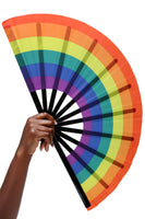 Rainbow Clack Folding Fan