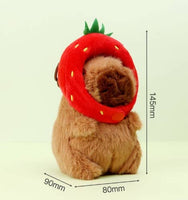 Capybara Plush Keychain