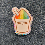 Rainbow Snoball Sticker