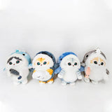 Mofusand Kitty Shark Plush Keychain