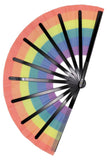 Rainbow Clack Folding Fan