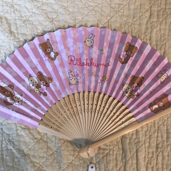 Rilakkuma Sakura Folding Fan