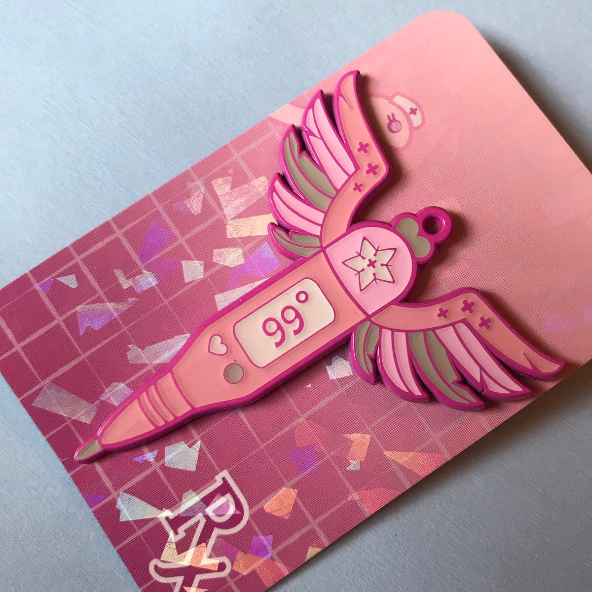 Thermometer Design Pin Magical First Aid Thermometer Pin – Kawaii NOLA
