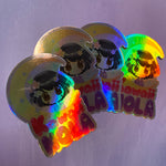 Kawaii NOLA Holographic Sticker